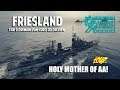 Friesland World of Warships Premium Tier 9 Pan-Euro AA Destroyer