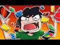 Hitting Nogla with +4s until he RAGE QUIT! - Uno Funny Moments