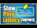How to show PING & Latency in Fortnite & Connection Information (Easy Method!)