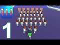 Join Crowd Clash 3D - All Levels Gameplay Walkthrough Part 1 (IOS/Android)