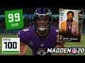 Lamar Jackson is now a 99 Overall, and should be BANNED From Madden 20!