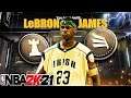 NBA 2K21 High School LeBron James Build - 53 Badges / NEW PIE CHARTS