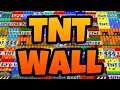What Happens When You Explode HUGE Modded TNT Wall [Minecraft #shorts]