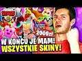 WYDAŁEM ZA DUŻO- MAM WSZYSTKIE SKINY W BRAWL STARS!!! Jeż Tritsus