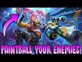 YOU CAN ACTUALLY PAINTBALL PEOPLE WITH THIS AWESOME JING WEI SKIN! - Masters Ranked Duel -  SMITE