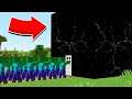 ZOMBIES FOUND BLACK CUBE IN MINECRAFT VILLAGE! Zombie vs Village minecraft CHALLENGE / Animation
