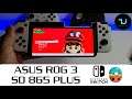 ASUS ROG 3 EGG NS emulator gaming test! 12GB RAM Snapdragon 865 plus Switch games Android Gamesir X2