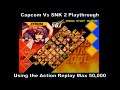 Capcom Vs SNK 2 Athena Playthrough using the Ps2 Action Replay Max 50,000 :D