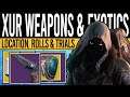 Destiny 2 | XUR'S NEW WEAPONS & ARMOR! - Weapon Rolls, Exotics, Xur Location & Trials | 3rd December