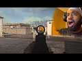 DUDE IS INSANE!!!! Reacting to the BEST Aim in Warzone (Better than Symfuhny??) @Dfalt
