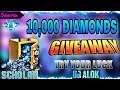 FREE FIRE LIVE II 20 DJ ALOK OR 10000 💎DIAMONDS💎GIVEAWAY | Thanks for 10K #Diamonds #djAlok