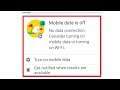 Google Search Browser Fix Mobile Data Is Off Problem Solve in Android
