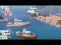 GTA 5 LSPDFR Coastal Callouts 4th of July Fireworks  - Coast Guard Security Zone For Fireworks Show