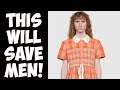 Gucci saves society! Slams toxic masculinity by selling $2600 dresses for dudes!