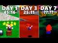 How Fast Can You Speedrun Super Mario 64 In 1 Week?