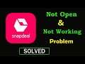 How to Fix Snapdeal App Not Working Problem | Snapdeal Not Opening Problem in Android & Ios