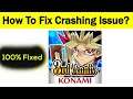 How to Fix Yu-Gi-Oh! Duel Links App Keeps Crashing Problem in Android & Ios - Fix Crash Issue