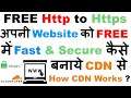 How to Make Website http to https for FREE Using CDN Network (Free SSl Certificate for Website)Steps