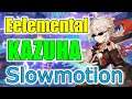 Kazuha Elemental Mastery Electro charged swirl slowmotion clips genshin impact