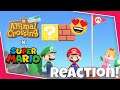 Mario Items in Animal Crossing Reaction! -2.17.21 Nintendo Direct