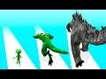 MAX LEVEL GODZILLA in Kaiju Run