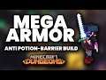 "MEGA ARMOR" Anti Potion Barrier HAKWBRAND Tank Build | Minecraft Dungeons
