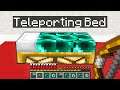Minecraft Bedwars but I can teleport my bed wherever I want...