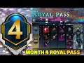 MONTH 4 royal pass bgmi || M4 1 to 50rp rewards battleground mobile India