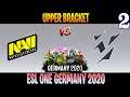 Navi vs Vikin.gg Game 2 | Bo3 | Upper Bracket ESL ONE Germany 2020 | DOTA 2 LIVE