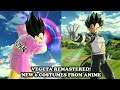 NEW REMASTERED VEGETA! 6 COSTUMES FROM ANIME! DLC QUALITY MOD! Dragon Ball Xenoverse 2 Mods