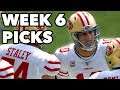 NFL Week 6 Picks & Predictions ALL GAMES!