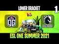 OG vs Liquid Game 1 | Bo3 | Lower Bracket ESL One Summer 2021 | DOTA 2 LIVE