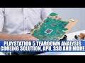 Playstation 5 Teardown Analysis - Cooling Solution, APU, SSD and More