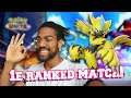 Pokémon Unite | 1e match ooit RANKED spelen met Zeraora!