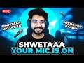 🔴PUBG MOBILE - SHWETAAAAA MIC OFF KARRRRR 😂 || H¥DRA | Alpha!😋