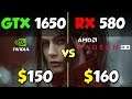 RX 580 vs. GTX 1650. (Price vs performance)