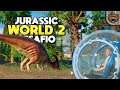 Sou um hamster na bolinha entre os dinos! - Jurassic World Evolution 2 Desafio #05 | 4k PT-BR