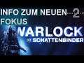 Destiny 2: Warlock Schattenbinder Stasis / Eis Fokus Info (Deutsch/German)