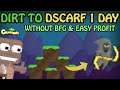 DIRT TO DSCARF IN 1 DAY WITHOUT BFG!! (EASY PROFIT!) GET RICH FAST - Growtopia