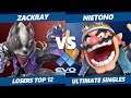 EVO 2019 SSBU - GV | Zackray (Wolf) Vs. DNG | Nietono (Wario) Smash Ultimate Tournament L. Top 12