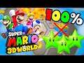 Flower-10 Honeycomb Skyway 🎪 Super Mario 3D World Switch + Wii U 🎪 All Green Stars + Stamp