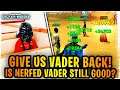 GIVE US DARTH VADER BACK, CG! Is Darth Vader Still Worth It Post-Nerf? Vader, JKL, GAS, Nerf Review