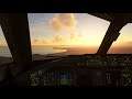 LH Cargo 777F Approaching Nice [Cote Azur] - Flight Simulator