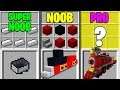 Minecraft SUPER NOOB vs NOOB vs PRO: TRAIN CHALLENGE in Minecraft! AVM SHORTS Animation