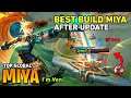 MIYA BEST BUILD AFTER UPDATE [Top Global Miya] by im ven - Mobile Legends