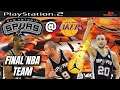 NBA Jam PS2 Gameplay - Jam Tournament (Spurs @ Lakers) BIG HEADS; FINAL NBA TEAM IN THE TOURNAMENT