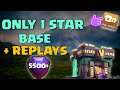 Only 1 Star Th14 Legend League Base + 2 REPLAYS With Link | Th14 Pushing Base July