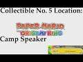 Paper Mario: The Origami King - Collectible No. 5 Location - Camp Speaker