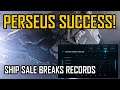 Perseus Sale Breaks Single Day Funding Records!