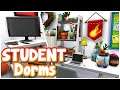 📚 STUDENT DORM ROOMS || The Sims 4: Speed Build